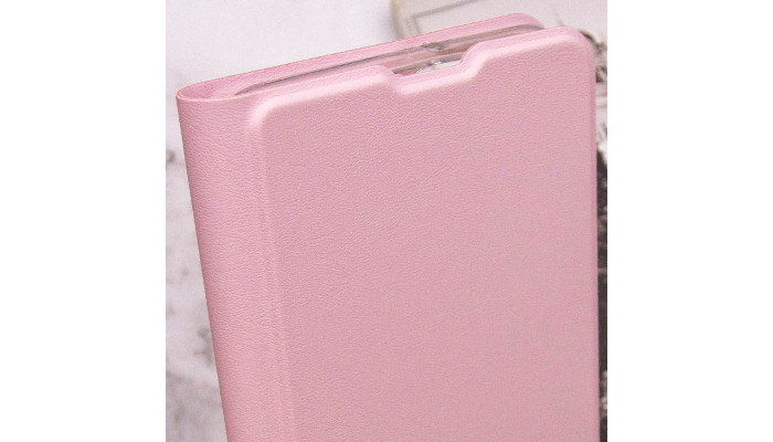 Кожаный чехол книжка GETMAN Elegant (PU) для Xiaomi Redmi Note 8 Pro Розовый - фото