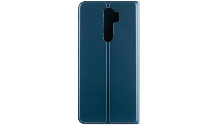 Кожаный чехол книжка GETMAN Elegant (PU) для Xiaomi Redmi Note 8 Pro Синий - фото