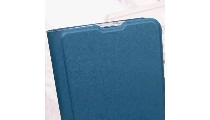 Шкіряний чохол книжка GETMAN Elegant (PU) для Xiaomi Redmi Note 8 Pro Синій - фото