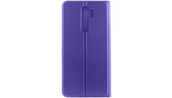 Кожаный чехол книжка GETMAN Elegant (PU) для Xiaomi Redmi Note 8 Pro Фиолетовый - фото
