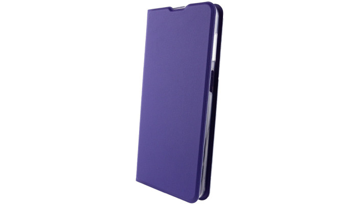Кожаный чехол книжка GETMAN Elegant (PU) для Xiaomi Redmi Note 9s / Note 9 Pro / Note 9 Pro Max Фиолетовый - фото