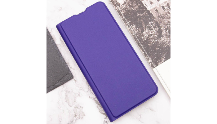 Кожаный чехол книжка GETMAN Elegant (PU) для Xiaomi Redmi Note 9s / Note 9 Pro / Note 9 Pro Max Фиолетовый - фото
