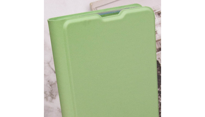 Кожаный чехол книжка GETMAN Elegant (PU) для Xiaomi Redmi 9A Мятный - фото