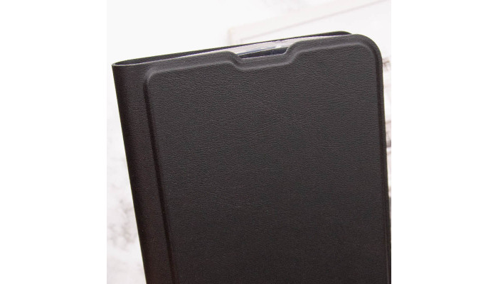 Кожаный чехол книжка GETMAN Elegant (PU) для Xiaomi Redmi 9A Черный - фото