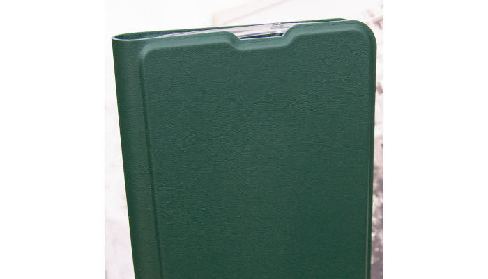 Шкіряний чохол книжка GETMAN Elegant (PU) для Xiaomi Redmi 9C Зелений - фото