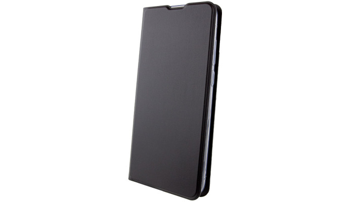 Кожаный чехол книжка GETMAN Elegant (PU) для Xiaomi Redmi 9C Черный - фото