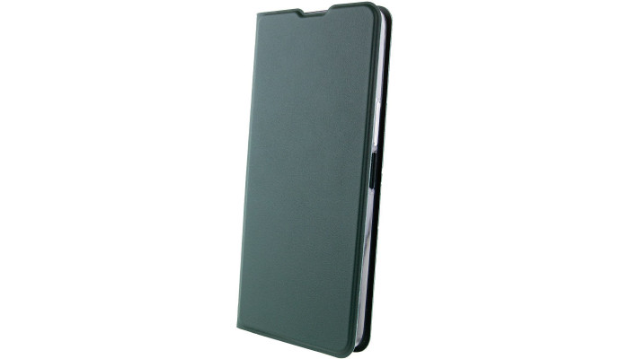 Кожаный чехол книжка GETMAN Elegant (PU) для Xiaomi Redmi Note 10 Pro / 10 Pro Max Зеленый - фото