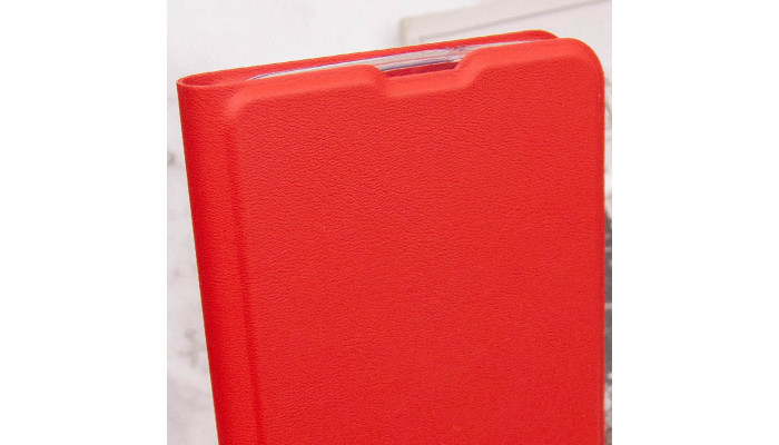 Кожаный чехол книжка GETMAN Elegant (PU) для Xiaomi Redmi Note 10 Pro / 10 Pro Max Красный - фото
