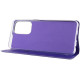 Кожаный чехол книжка GETMAN Elegant (PU) для Xiaomi Redmi Note 10 Pro / 10 Pro Max Фиолетовый - фото