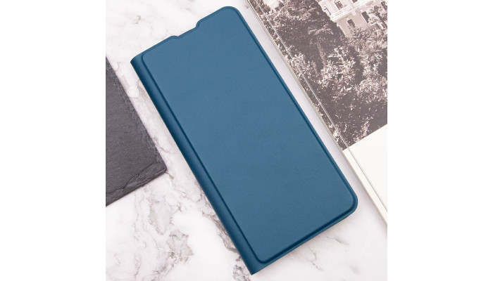 Шкіряний чохол книжка GETMAN Elegant (PU) для Samsung Galaxy A54 5G Синій - фото