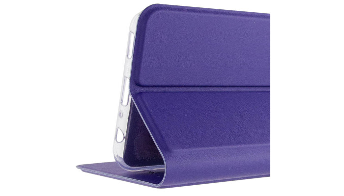 Кожаный чехол книжка GETMAN Elegant (PU) для Samsung Galaxy M33 5G Фиолетовый - фото