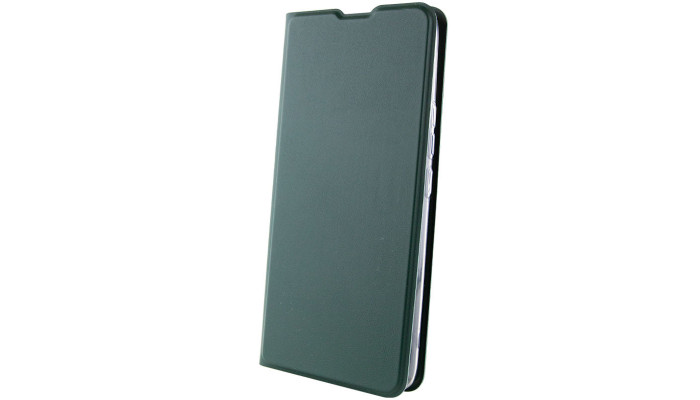 Кожаный чехол книжка GETMAN Elegant (PU) для TECNO Spark 8C Зеленый - фото