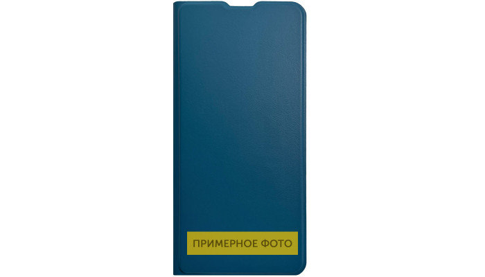 Кожаный чехол книжка GETMAN Elegant (PU) для TECNO Camon 19 Синий - фото
