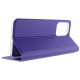 Кожаный чехол книжка GETMAN Elegant (PU) для TECNO Camon 19 Pro Фиолетовый - фото