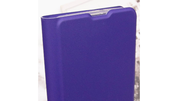 Кожаный чехол книжка GETMAN Elegant (PU) для TECNO Camon 19 Neo Фиолетовый - фото
