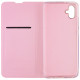 Кожаный чехол книжка GETMAN Elegant (PU) для Samsung Galaxy A04e Розовый - фото
