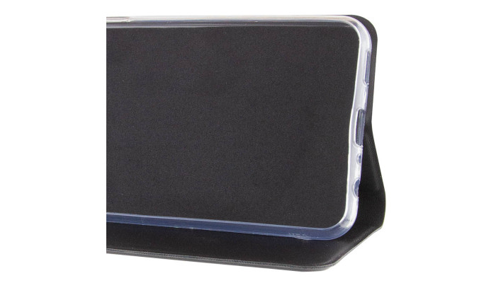 Кожаный чехол книжка GETMAN Elegant (PU) для Samsung Galaxy A04e Черный - фото