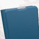 Кожаный чехол книжка GETMAN Elegant (PU) для Oppo A17k Синий - фото
