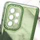 Чехол TPU Starfall Clear для Samsung Galaxy A12 Зеленый - фото