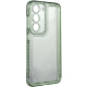 Чехол TPU Starfall Clear для Samsung Galaxy S22+ Зеленый - фото