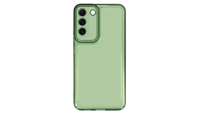 Чехол TPU Starfall Clear для Samsung Galaxy S22+ Зеленый - фото
