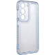Чохол TPU Starfall Clear для Samsung Galaxy S22 Блакитний - фото