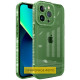 Чехол TPU Starfall Clear для Samsung Galaxy A04 Зеленый - фото