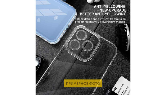 Чехол TPU Starfall Clear для Samsung Galaxy A14 4G/5G Прозрачный - фото