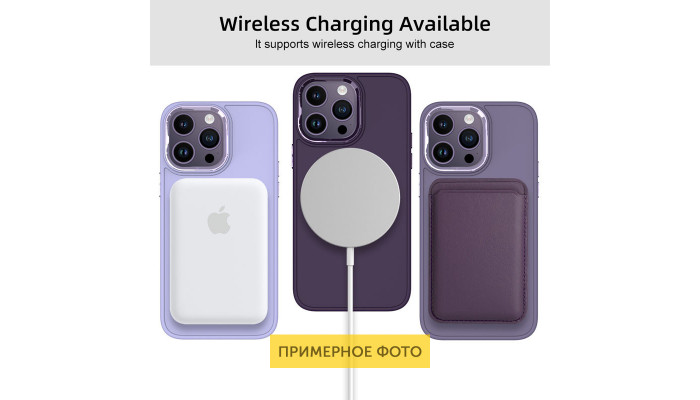 TPU чехол Bonbon Metal Style with MagSafe для Apple iPhone 11 (6.1