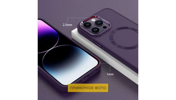 TPU чехол Bonbon Metal Style with MagSafe для Apple iPhone 11 (6.1