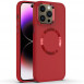 TPU чохол Bonbon Metal Style with MagSafe для Apple iPhone 12 Pro / 12 (6.1") Червоний / Red