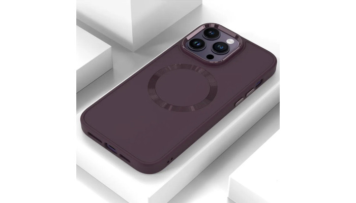 TPU чохол Bonbon Metal Style with MagSafe для Apple iPhone 12 Pro Max (6.7