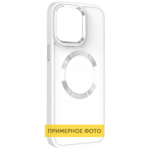 TPU чохол Bonbon Metal Style with MagSafe для Samsung Galaxy S20 FE Білий / White