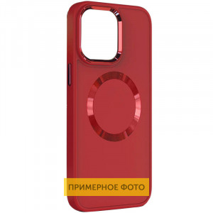 TPU чехол Bonbon Metal Style with MagSafe для Samsung Galaxy S20 FE Красный / Red