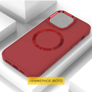 TPU чехол Bonbon Metal Style with MagSafe для Samsung Galaxy S20 FE Красный / Red