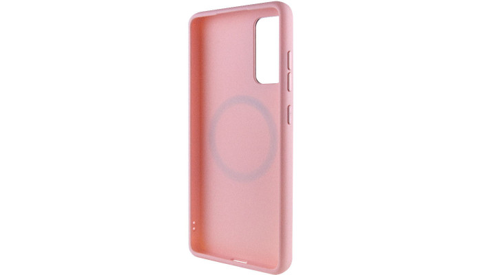 TPU чехол Bonbon Metal Style with MagSafe для Samsung Galaxy S20 FE Розовый / Light Pink - фото