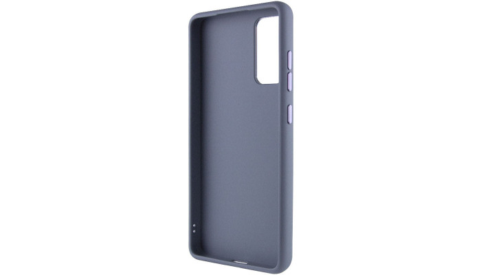 TPU чохол Bonbon Metal Style with MagSafe для Samsung Galaxy S20 FE Сірий / Lavender - фото