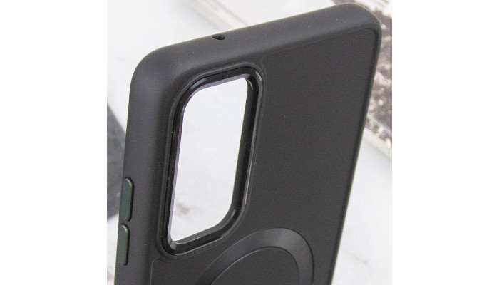 TPU чехол Bonbon Metal Style with MagSafe для Samsung Galaxy S20 FE Черный / Black - фото