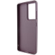 TPU чохол Bonbon Metal Style with MagSafe для Samsung Galaxy S21 Ultra Бордовий / Plum - фото