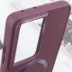 TPU чехол Bonbon Metal Style with MagSafe для Samsung Galaxy S21 Ultra Бордовый / Plum - фото