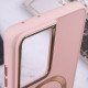 TPU чехол Bonbon Metal Style with MagSafe для Samsung Galaxy S21 Ultra Розовый / Light Pink - фото
