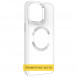 TPU чохол Bonbon Metal Style with MagSafe для Samsung Galaxy S21+ Білий / White