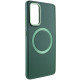 TPU чехол Bonbon Metal Style with MagSafe для Samsung Galaxy A52 4G / A52 5G / A52s Зеленый / Pine green - фото