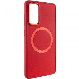 TPU чехол Bonbon Metal Style with MagSafe для Samsung Galaxy A52 4G / A52 5G / A52s Красный / Red