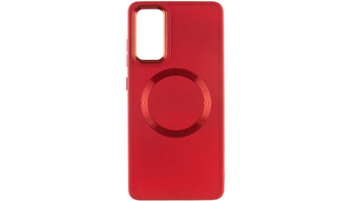 TPU чехол Bonbon Metal Style with MagSafe для Samsung Galaxy A52 4G / A52 5G / A52s Красный / Red - фото