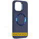 TPU чохол Bonbon Metal Style with MagSafe для Samsung Galaxy S21 FE Синій / Cosmos Blue