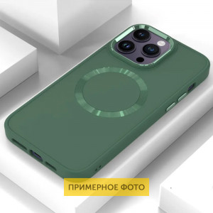 TPU чехол Bonbon Metal Style with MagSafe для Apple iPhone 13 (6.1