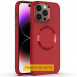 TPU чохол Bonbon Metal Style with MagSafe для Apple iPhone 13 (6.1") Червоний / Red