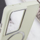 TPU чехол Bonbon Metal Style with MagSafe для Samsung Galaxy S22 Ultra Белый / White - фото