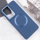 TPU чохол Bonbon Metal Style with MagSafe для Samsung Galaxy S22 Ultra Синій / Cosmos Blue - фото